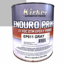 Gallon Kirker Enduro Prime 2.1 VOC DTM Epoxy Gray Primer EP611 - Car Repair