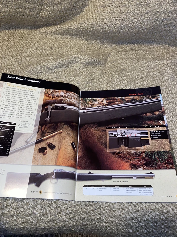 2001 Savage Arms Catalog Rifle Shotgun STRIKERS Accessories - Image 3 of 4