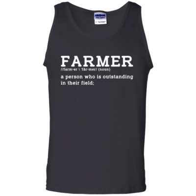 Funny Farmer Definition Tank Top