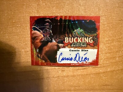 2024 Leaf PBR - Cassio Dias - Bucking Awesome Red Wave Refractor Auto 10/10