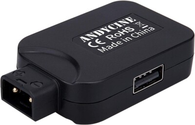 ANDYCINE USB Adapter D-Tap P Typ Buchse auf DC 8V/USB 5V/D-Tap 11-17V Ausgang