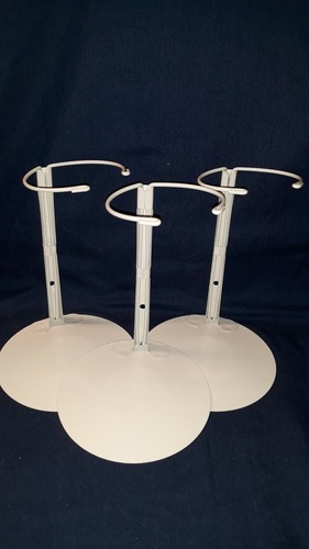 3 KAISER STANDS for 18" AMERICAN GIRL & BITTY BABY DOLLS with BIG BASE  NEW