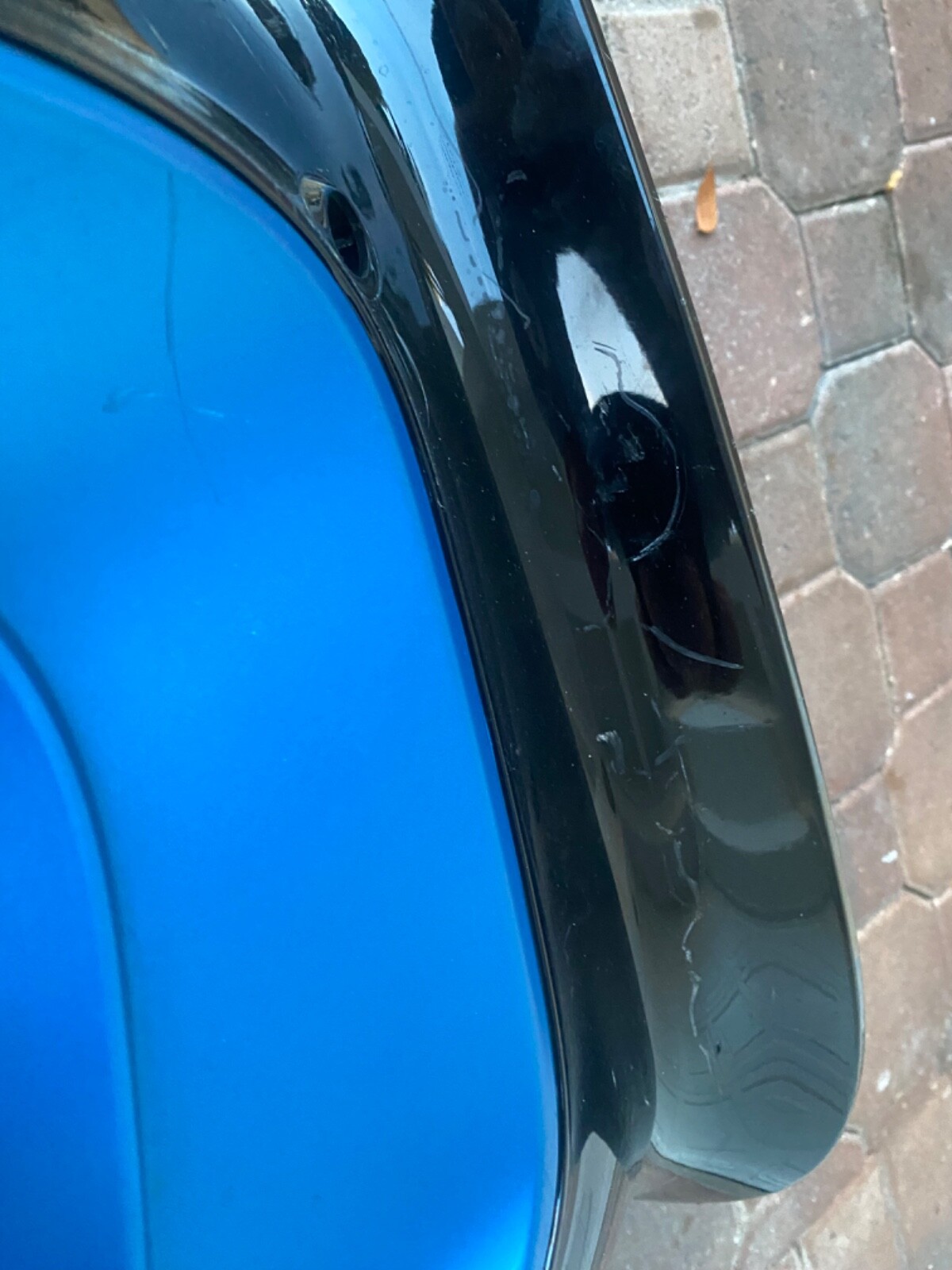 OEM BMW i8 ORIGINAL I12 Rear bumper panel cove blue black spoiler buffer LED