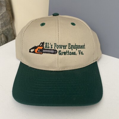 Al's Power Equipment Hat Grottoes Virginia Chainsaw Stihl AL Name Snapback 
