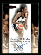 2000 SkyBox Dominion WNBA Chamique Holdsclaw Autographics Auto FX637