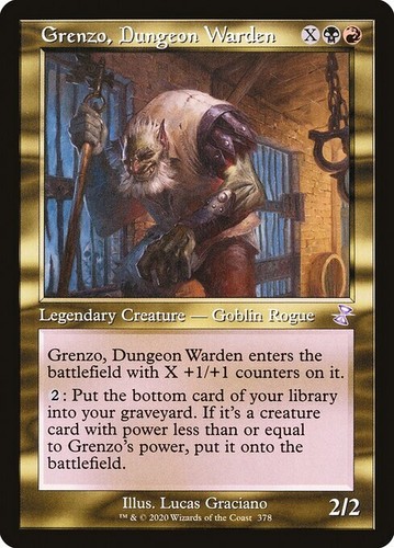 dungeon master mtg card Grenzo, Dungeon Warden x1 NM Magic the Gathering 1x Masters 25 mtg card
