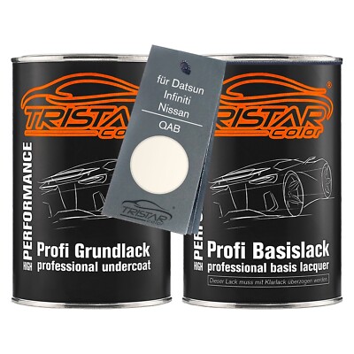 Autolack Set Dose für Datsun Infiniti Nissan QAB Brilliant White Perl 2,0L