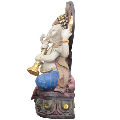 Estatua de Ganesha 30 cm grande figura ganescha hinduismo india budismo buddha XL - Imagen 2 de 2