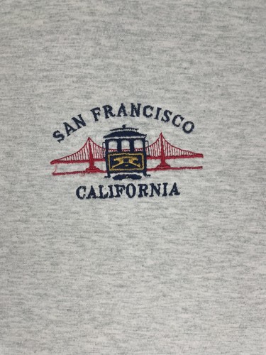 Camiseta De Colección Fruit Of The Loom Para Hombre XL Hecha en EE. UU. San Francisco Puntada Única - Imagen 2 de 9