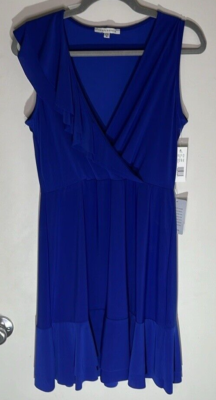 nordstrom royal blue dress Royal Blue Satin V-neck Strapless High Slit Formal Dresses, CP1054  clover  sew