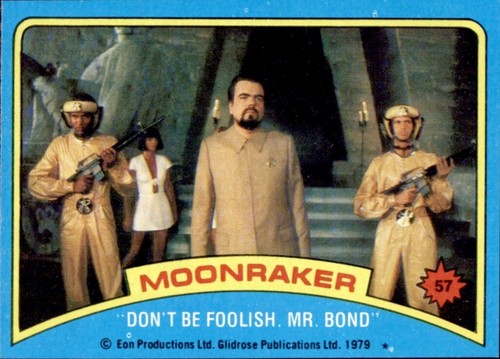 James Bond Moonraker Movie Trading Card Singles 1979 Gildrose YOU CHOOSE CARD - Picture 59 of 103