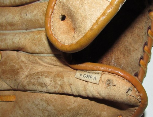 VINTAGE SUPERBE COW LEATHER BASEBALL MITT EXPOS DE MONTRÉAL - Picture 7 of 9