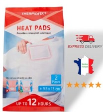 Patchs chauffants dos et épaules chaleur bienfaisante, 12h, Autocollant, 10x13cm