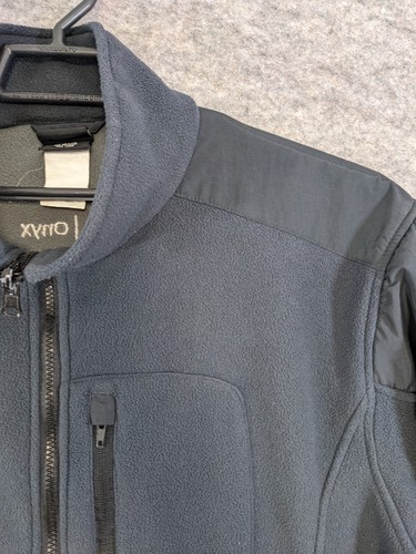 Onyx Jacket Mens Extra Large Black Full Zip Fleece Ripstop Insets Inner Pockets - Picture 2 of 13