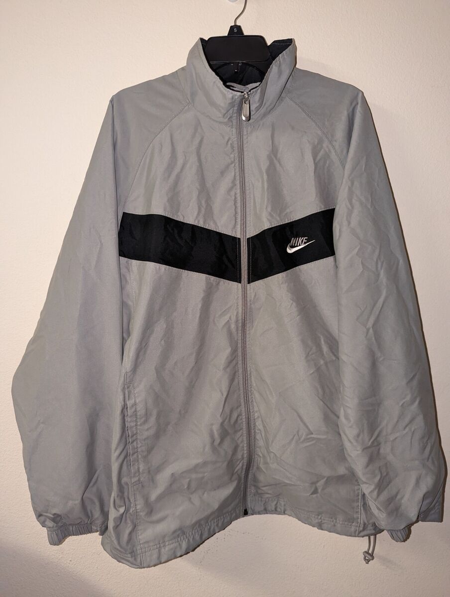 Vintage 00s Y2K Nike Gray Tag Full Zip Windbreaker Jacket Vintage 00s Y2K Nike Gray Tag Full Zip Windbreaker Jacket