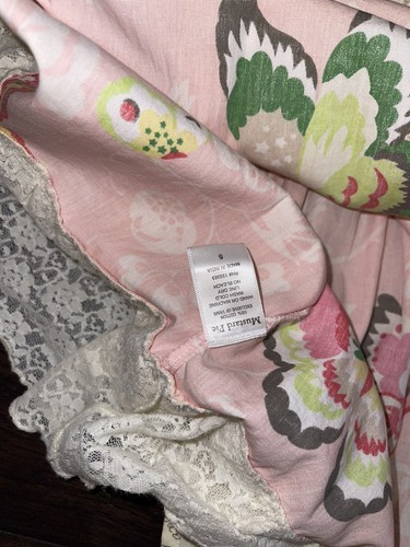 Girls Mustard Pie floral butterfly lace dress size 5, EUC - Picture 3 of 4