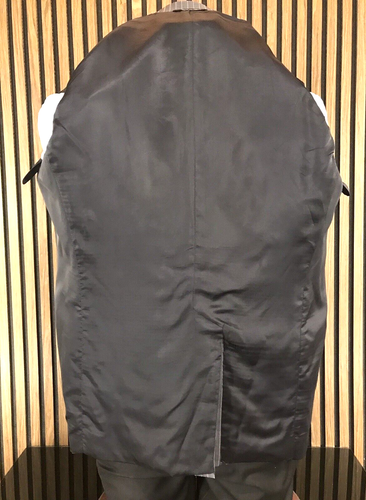 CANALI Wool Mohair Blazer 43 - 44R us) 54 Eu) Gray Striped Sport Coat Jacket 44 - Picture 14 of 18