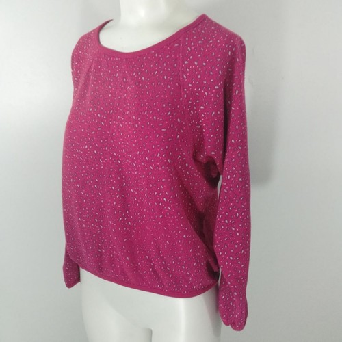 Vintage Cropped Paisley Sweatshirt Size S Womens Long Sleeve Honors Sport 90s - Picture 6 of 12
