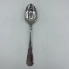 Oneida Oneidacraft Stainless Serving Spoon USA Glossy Silverware Flatware