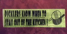 L K PICKLEBALL BUMPER STICKER