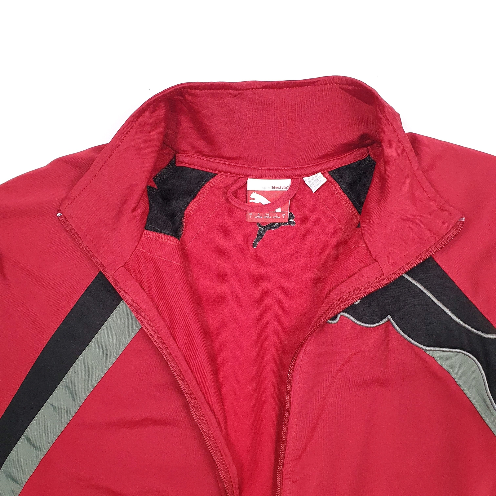 PUMA Full Zip Track Jumper Sweatshirt Mens L image 2
