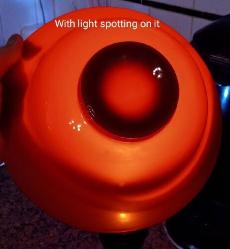 Vintage AMAZING Fenton Mandarin Red #846 Console Bowl Circa 1934 - Picture 9 of 10