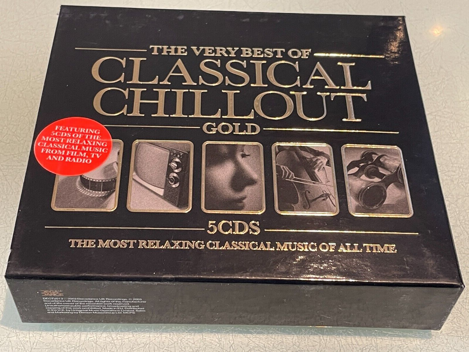 The Very Best of Classical Chillout Gold - 5 CD's Album Box Set - 2003 Decadence