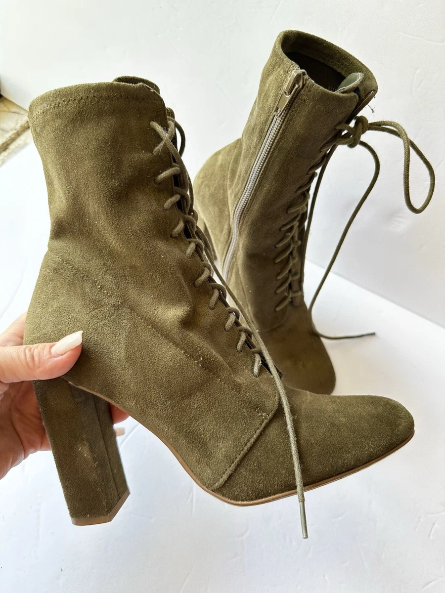 Steve madden elley lace up bootie sales