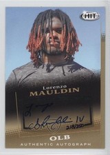2015 Sage Hit Auto Gold 218/250 Lorenzo Mauldin #A49 Auto 0f8