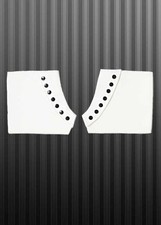 Mens 1920s White Gangster Spats