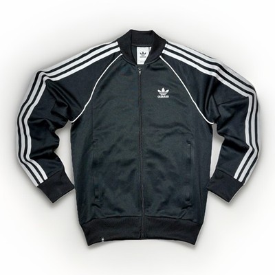 Adidas Originals SST Trainingsjacke schwarz weiß Trefoil Parley Zip Jacke XS