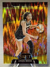 🔥🏀ANGEL REESE 2025 Panini Select WNBA En Fuego Gold Shock Prizm SSP /10!!!🏀🔥