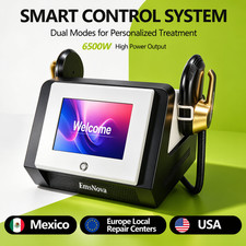 EMS Muscle Stimulator Machine, 2 Handles, Full Body Sculpting Toning