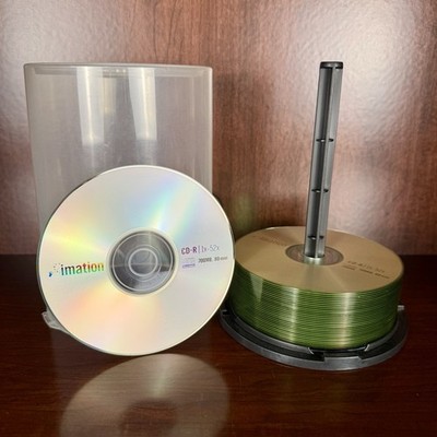 30-Pack Of Imation 700MB / 80 Min CD-R 52x Speed Recordable Blank Compact Discs