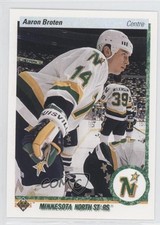 1990-91 Upper Deck French Aaron Broten #210 2u3