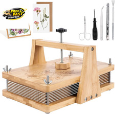 1Set Large Wooden Flower Press Kit - Even Pressure Flowers Pressed DIY Arts Set