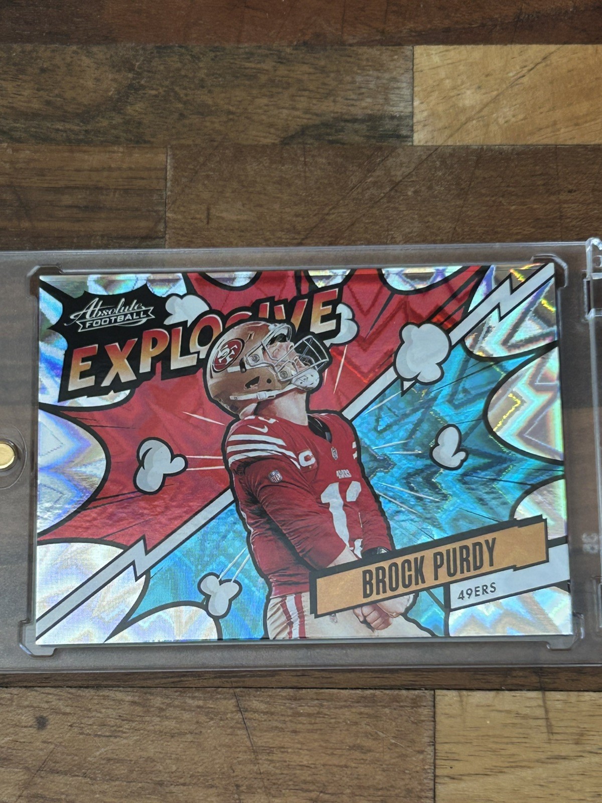 2024 Panini Absolute BROCK PURDY Case Hit EXPLOSIVE SSP Rare 49ers NFL