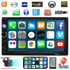 Radio Estereo De Pantalla Para Coche Carro Autos Tactil Single Din Bluetooth