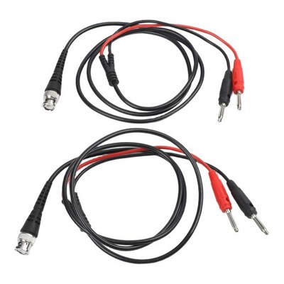 Dual Banana Connector BNC Test Leads 120cm for Oscilloscope Connection