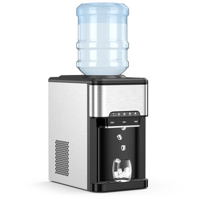 #ad 3 in 1 Water Cooler Dispenser with Built in Ice Maker w 3 Temperature Settings $289.99