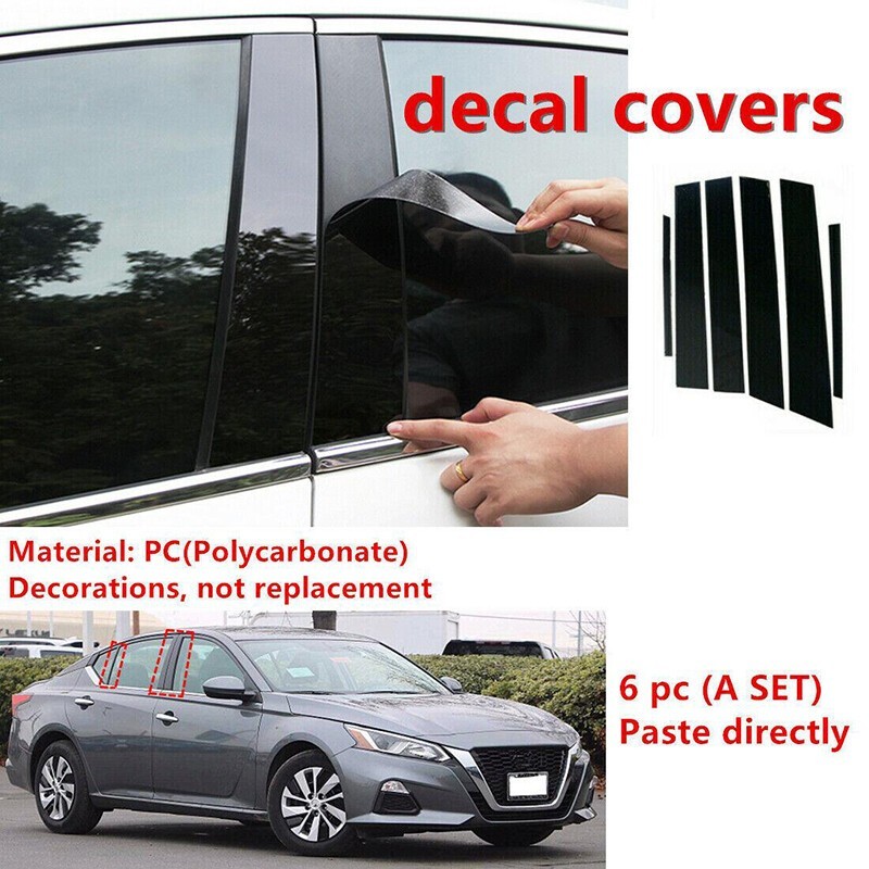 Fit For Nissan Altima 2019-2021 Window Pillar Post Door Side Cover ...