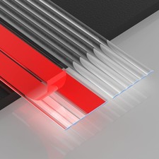 CHIDU Clear Wall Corner Protector Edge Guard, Peel and Stick Self Adhesive Fl...
