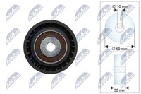 Spannrolle Keilrippenriemen FÜR CitroËN Ford Mazda Peugeot Volvo