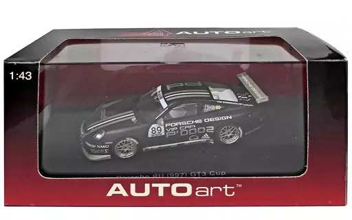 ミニカー 1/43 Porsche 911 (997) GT3 Cup /PMA AutoArt 1/43 Porsche 911 997 GT3 Cup #89 Black Model Car [60770