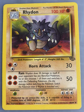 1999 Pokemon WOTC Jungle set RHYDON #45/64 Uncommon LP Basic Free Shipping on eBay