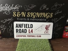 Danny Murphy Signed Anfield Road metal plaque  *private signing * COA