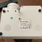 AuKing K8 1080p LCD Mini Projector HDMI USB Built-In Speakers White with remote — photo 6