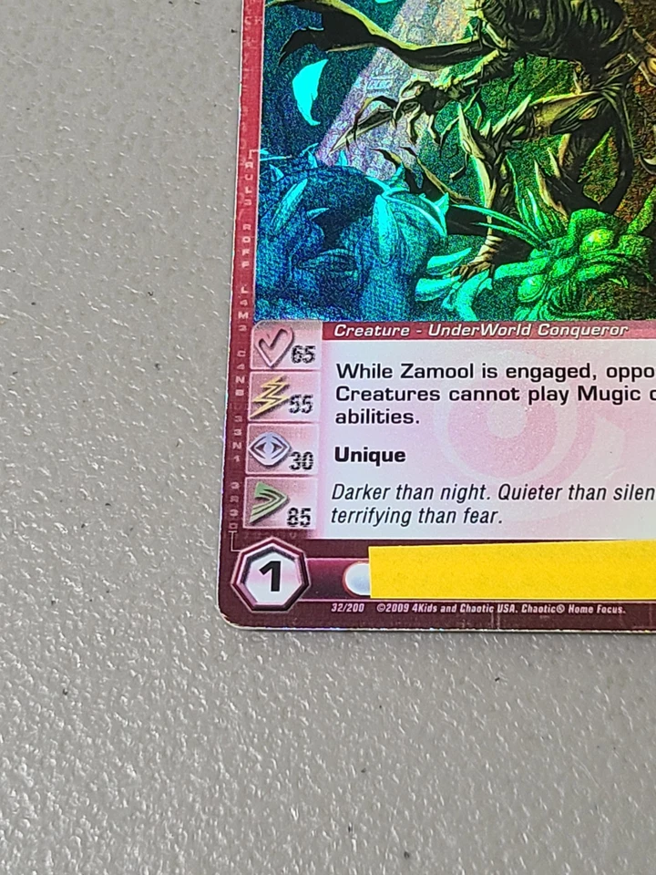 Chaotic TCG Zamool Lord Von Bloot’s Enforcer (Min E) 1st Edition Ultra Rare - MP - Image 4 of 4