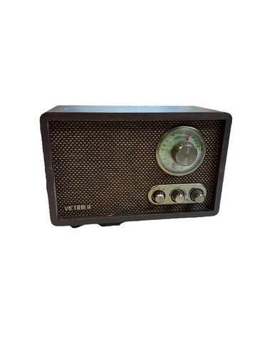 Victrola Retro Wood Blue Tooth Speaker/ Radio