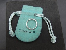 Anello a fascia Tiffany & Co. Elsa Peretti argento sterling rubino misura K 1/2 R131